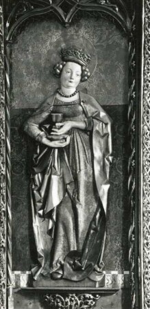 Mittelschrein: Heilige Barbara