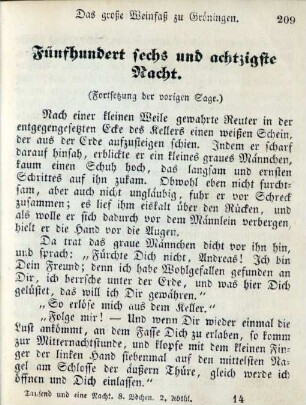Fünfhundert sechs und achtzigste Nacht