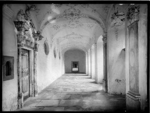 Salem Schloss Salem Konventsgebäude Kreuzgang im Westflügel von Johann Anton Feuchtmayer 1721
