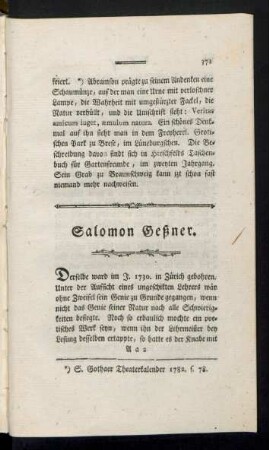 Salomon Geßner