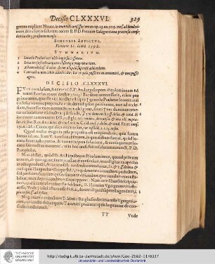Decisio CLXXXVI
