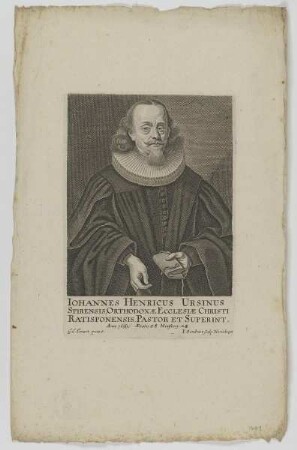 Bildnis des Iohannes Henricus Ursinus