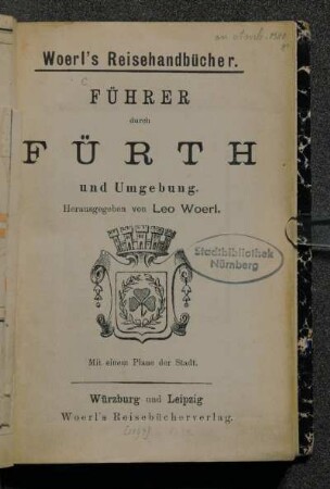 Führer durch Fürth und Umgebung