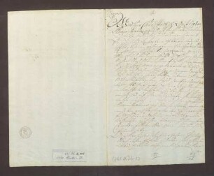 Erbbestandsbrief über das zur Pflege Schönau gehörige große Münch- und Teidinger Hofgut zu Edingen.