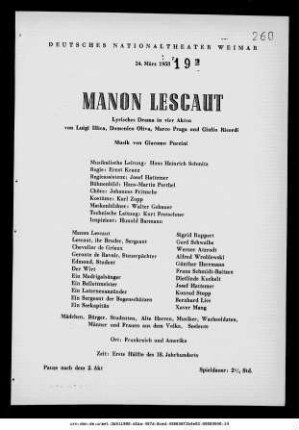 Manon Lescaut