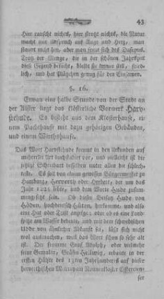 §. 16. Harvestehude