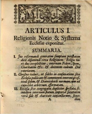 Diss. prior inaug. de iure reformandi antiquo, ex ordinatione divina, primigenia ecclesiae praxi, et continua eiusdem traditione deducto