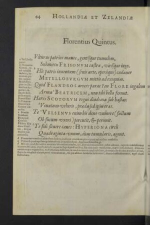 Florentius Quintus.