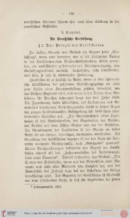 5. Kapitel: Die Preußische Verfassung