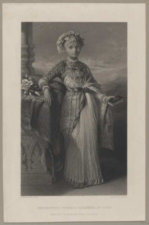 Bildnis der Victoria Gouramma