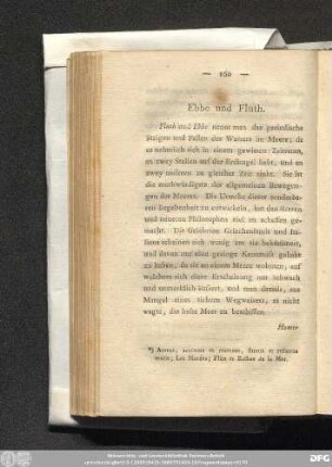Ebbe und Fluth.