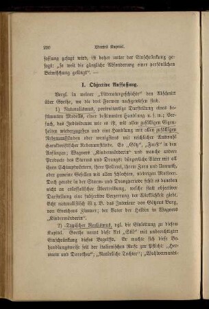 I. Objective Auffassung.