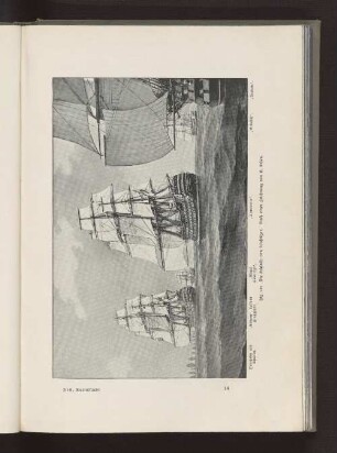Fig. 333 Die Schlacht von Trafalgar