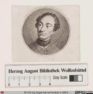 Bildnis Karl XII., König von Schweden (reg. 1697-1718)