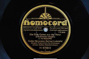 Die Ehre Gottes aus der Natur (Die Himmel rühmen) / (L. van Beethoven)