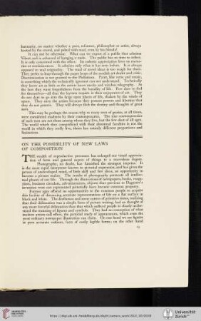 On the Possibility of New Laws of Composition