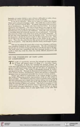 On the Possibility of New Laws of Composition
