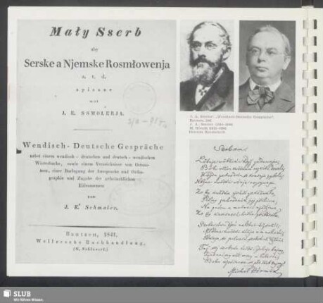 Jan Arnošt Smoler und Michał Hórnik