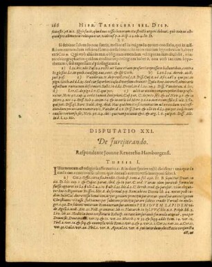 Disputatio XXI.