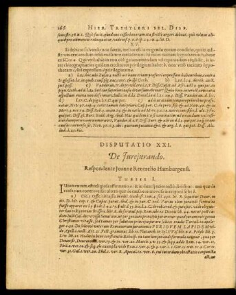 Disputatio XXI.