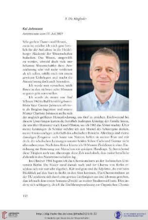 Kai Johnsson : Antrittsrede vom 17. Juli 2021