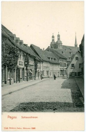 Pegau. Schlossstraße