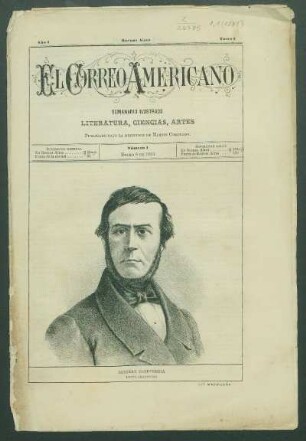 [Retrato de] Esteban Echeverría : Poeta argentino