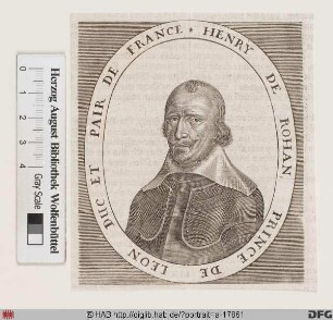 Bildnis Henri II Rohan, 1. duc de, prince de Léon