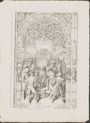 Lithographie: St. Matthaei Cap: 27. v: 24. No. 10