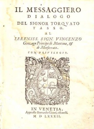 Il messagiero : dialogo