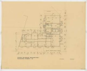 Bürohaus Bayerischer Platz 1 / Landshuter Straße 21, Berlin-Schöneberg: Grundriss Kellergeschoss 1:100