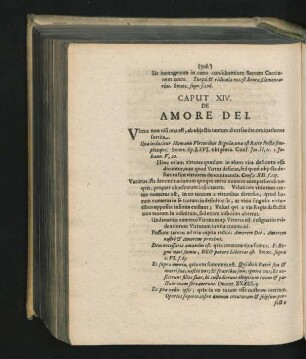 Caput XIV. De Amore Dei.