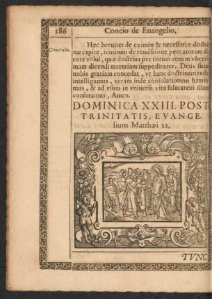 Dominica XXIII. Post Trinitatis, Evangelium Matthaei 22.