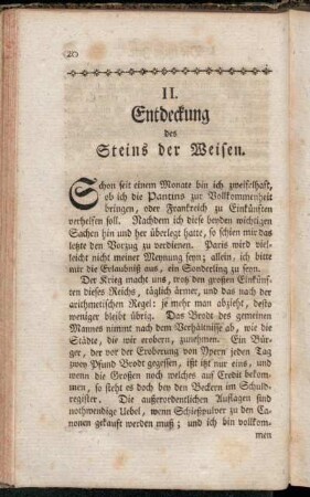 II. Entdeckung des Steins der Weisen.