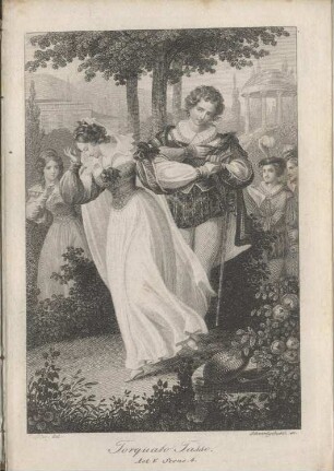 "Torquato Tasso, Act V, Scene 4" Tasso und die Prinzessin