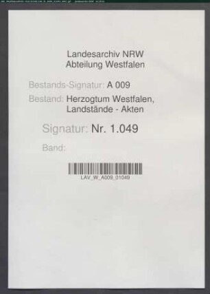Resolution der kurfürstlichen Deputierten auf eine Eingabe der Landstände (undatiertes Konzept)