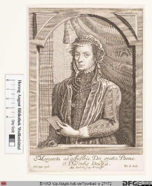 Bildnis Margarethe von Österreich, Herzogin von Parma