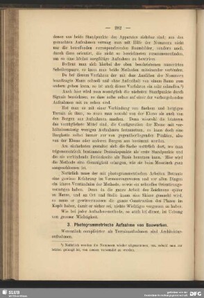 3. Photogrammetrische Aufnahme von Bauwerken