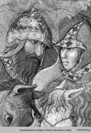 Szenen der Passion Christi : Kreuztragung, Zug nach Golgatha mit Schächern, Zurückweisung der Marien
