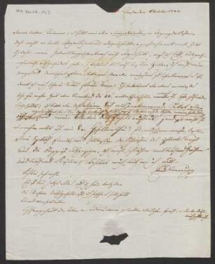 Brief an Albertine Mendelssohn-Bartholdy und Minna Heydemann : 08.10.1831
