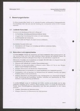 2 Bewertungskriterien