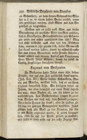 Lazarus von Bethanien