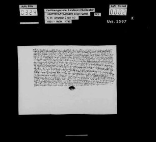 Hans Krieg, Schuhmacher zu Ilsfeld, gef. zu Lauffen, weil er Weib und Kind übel gehalten und dadurch eine ältere, wegen Völlerei und schlechter Behandlung von Weib und Kind geschworene U. mehrmals übertreten hatte, jedoch in Ansehnung seines Weibs und unschuldigen Kindes und auf die Fürbitte seiner Freundschaft freigelassen, verspricht, sich fortan besser zu verhalten, böse Gesellschaften, offene und heimliche Zechen sowie Spiele zu meiden, fleißig seiner Arbeit nachzugehen, Weib und Kind zu ernähren, seine Untaten wieder gutzumachen, die Gefängnissatzung durch seine Freundschaft bezahlen zu lassen, Stadtknecht und Schreiber wegen der U. zufriedenzustellen, auch seine Freundschaft für die ihm erwiesenen Guttaten mit Gottes Hilfe schadlos zu halten und schwört U.