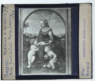 Raffael, Madonna mit Christus und Johannes (La Belle Jardinière) (Paris Louvre INV 602)
