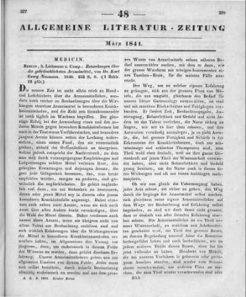 Neumann, K. G.: Bemerkungen über die gebräuchlichsten Arzneimittel. Berlin: Liebmann 1840