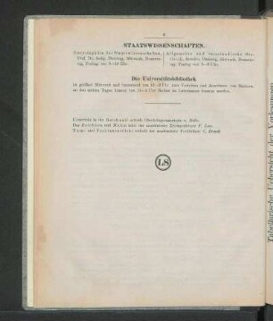 Staatswissenschaften