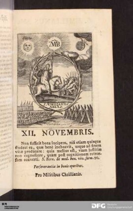 XII. Novembris.
