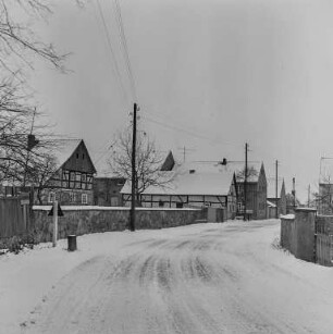 Radibor : Radibor. Ortsansicht. Winteraufnahme