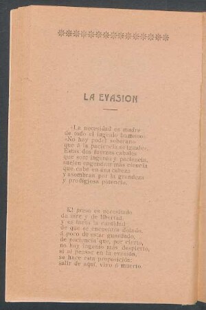 La evasión