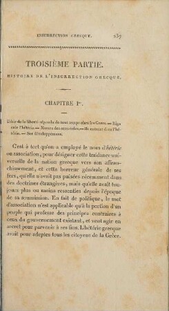 Chapitre Ier. Désir de la liberté répandu de tout temps chez les Grecs. ...